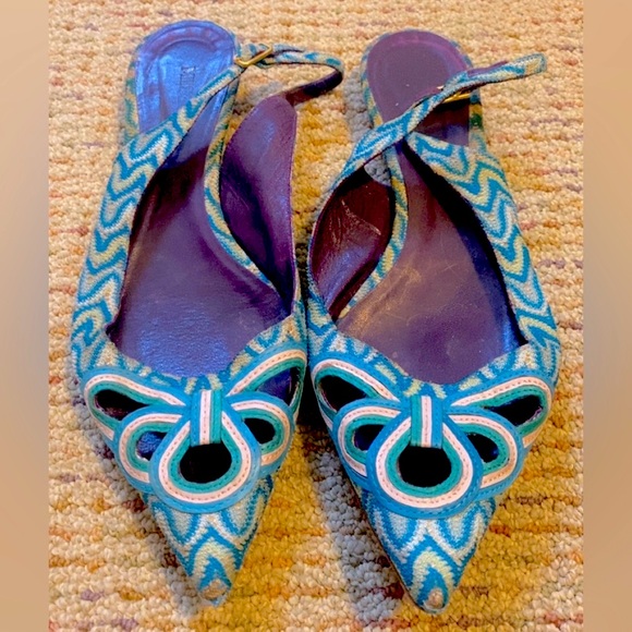 Missoni Shoes - Missoni rare slingback flats sz 40
